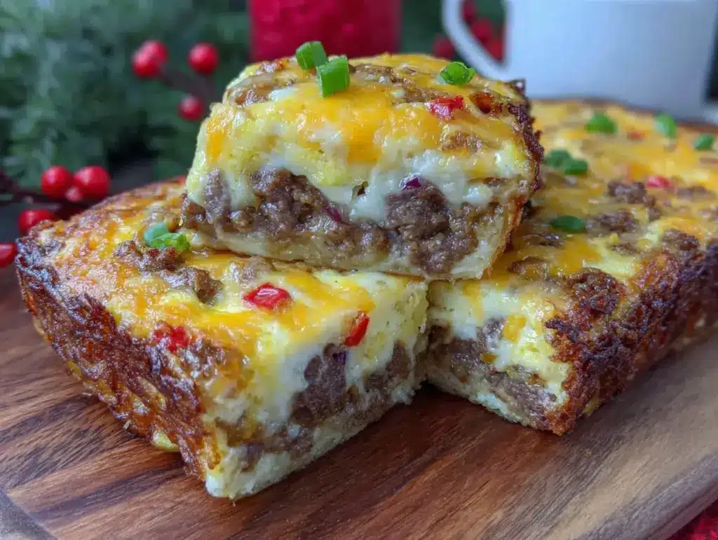 crispy hash brown breakfast casserole - featured image
