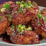 crispy korean fried chicken - featured image