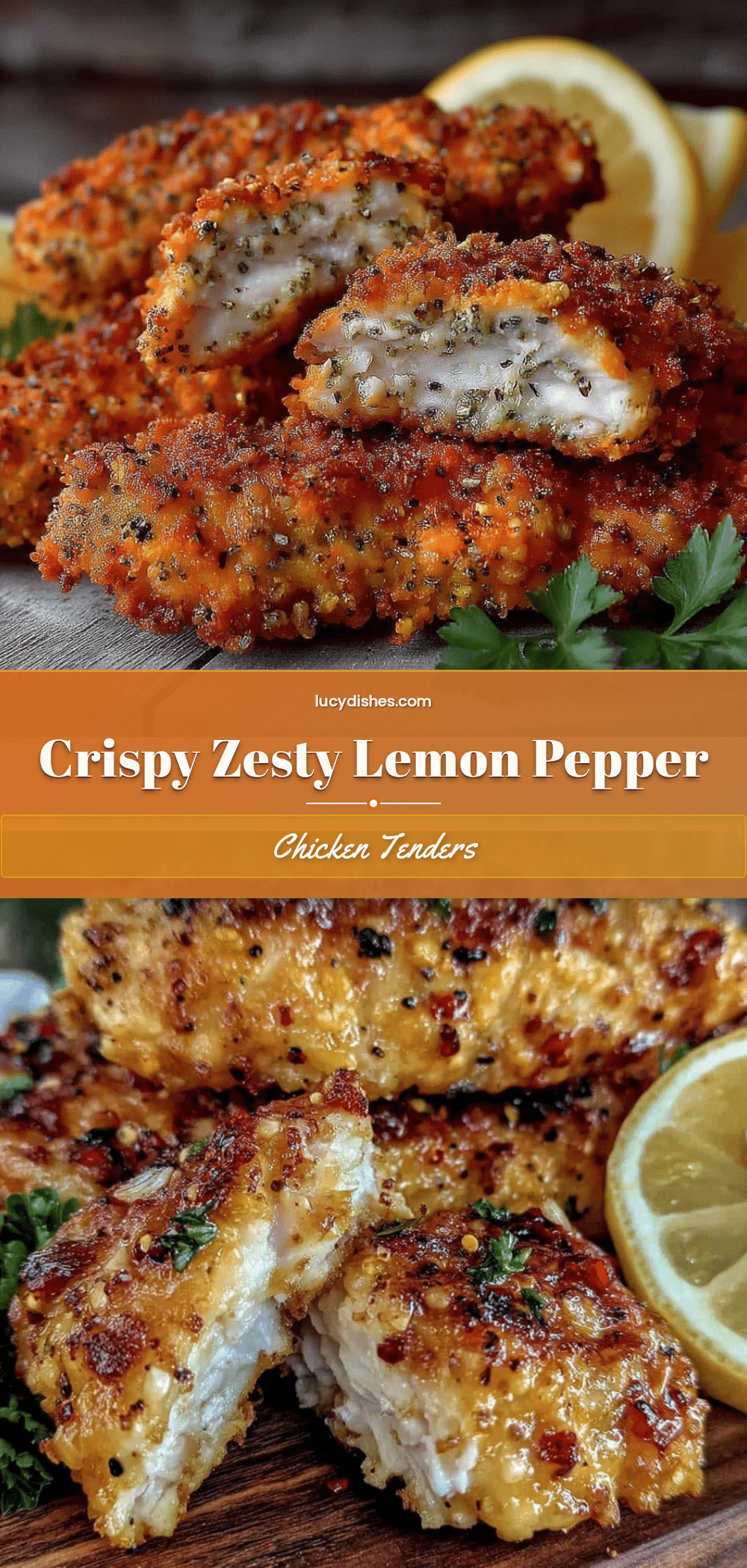 crispy lemon pepper chicken tenders recipe