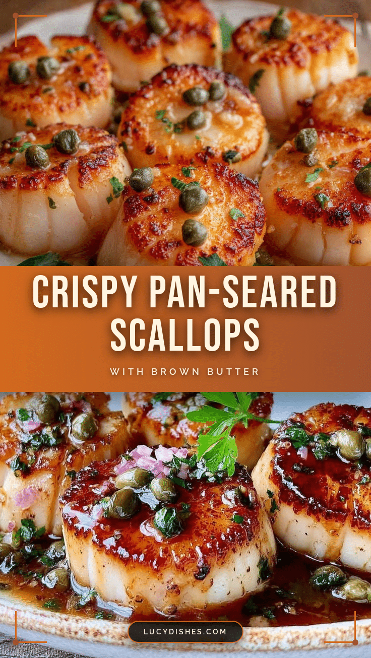 crispy pan-seared scallops recipe