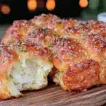 crispy pull-apart garlic butter rolls - featured image