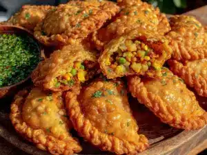 crispy samosa hand pies - featured image