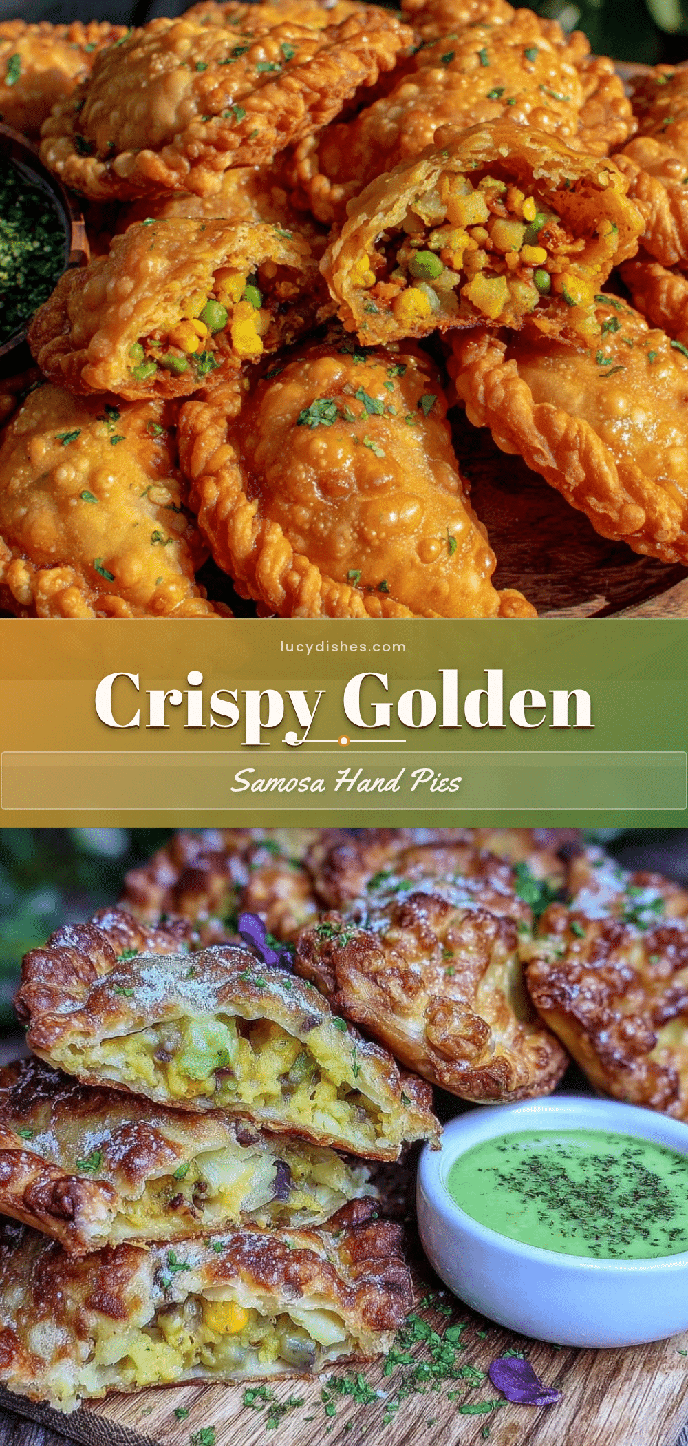 crispy samosa hand pies recipe