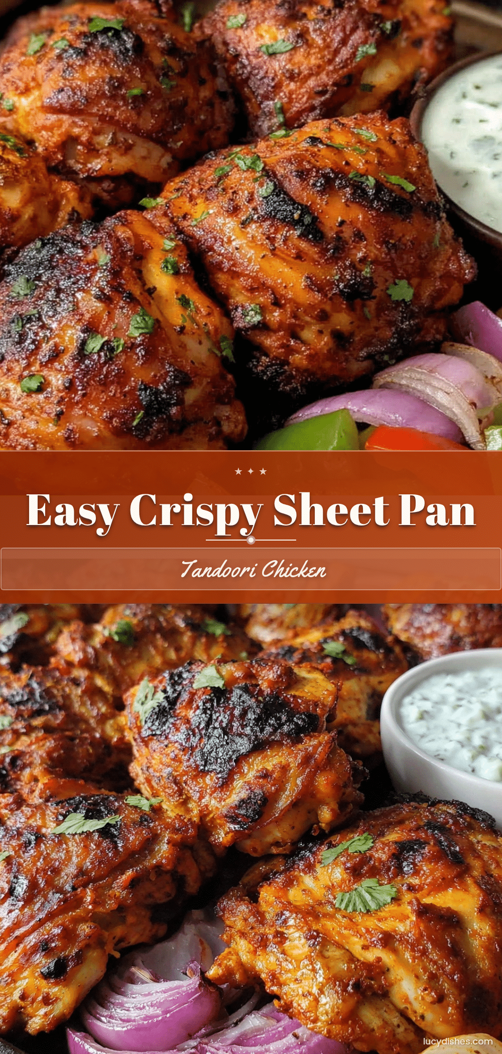 crispy sheet pan tandoori chicken thighs recipe