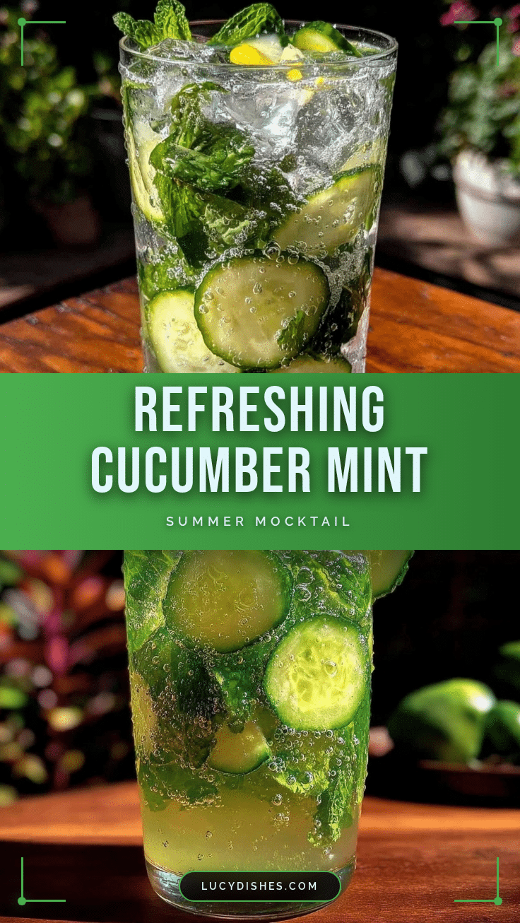 cucumber mint mocktail recipe