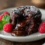 decadent chocolate lava cake for two - featured image