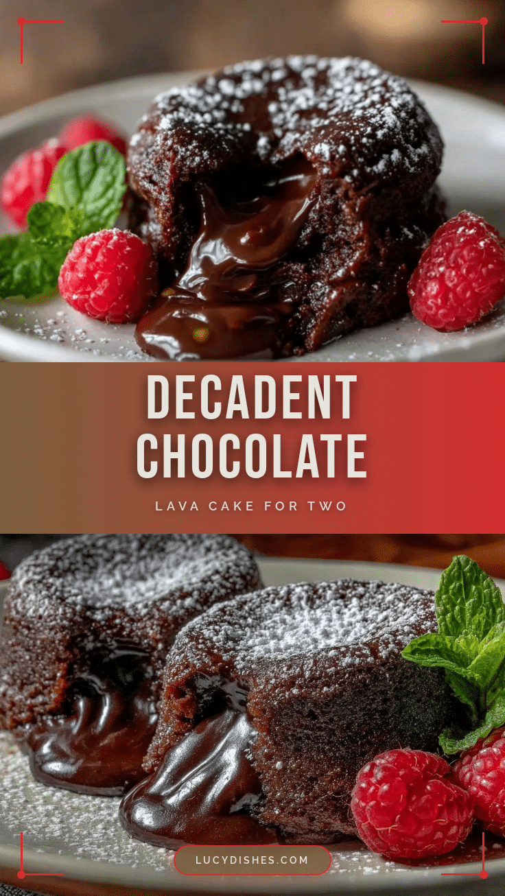 decadent chocolate lava cake for two recipe