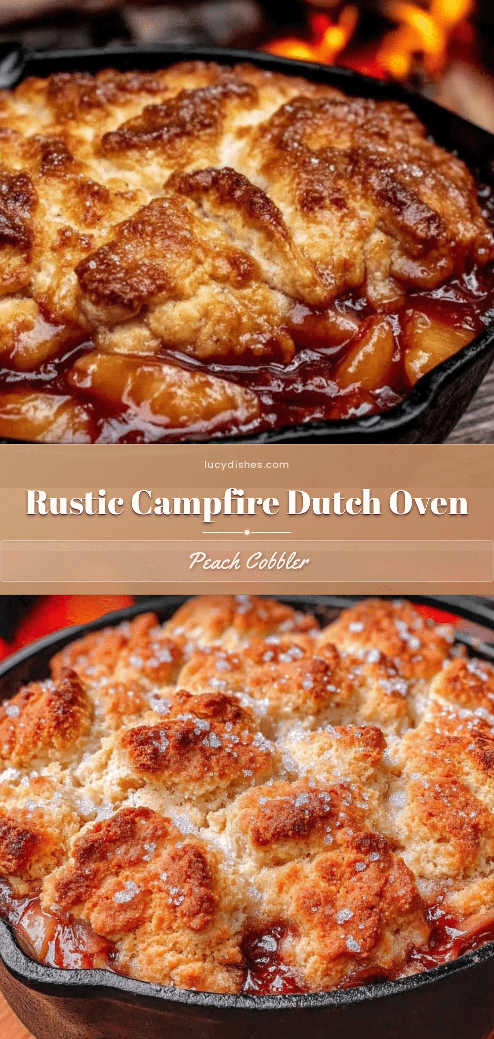 dutch oven peach cobbler recipe