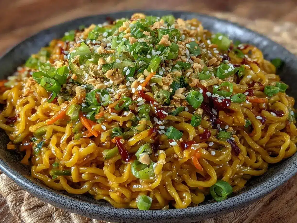 easy creamy cold sesame noodle bowls preparation steps