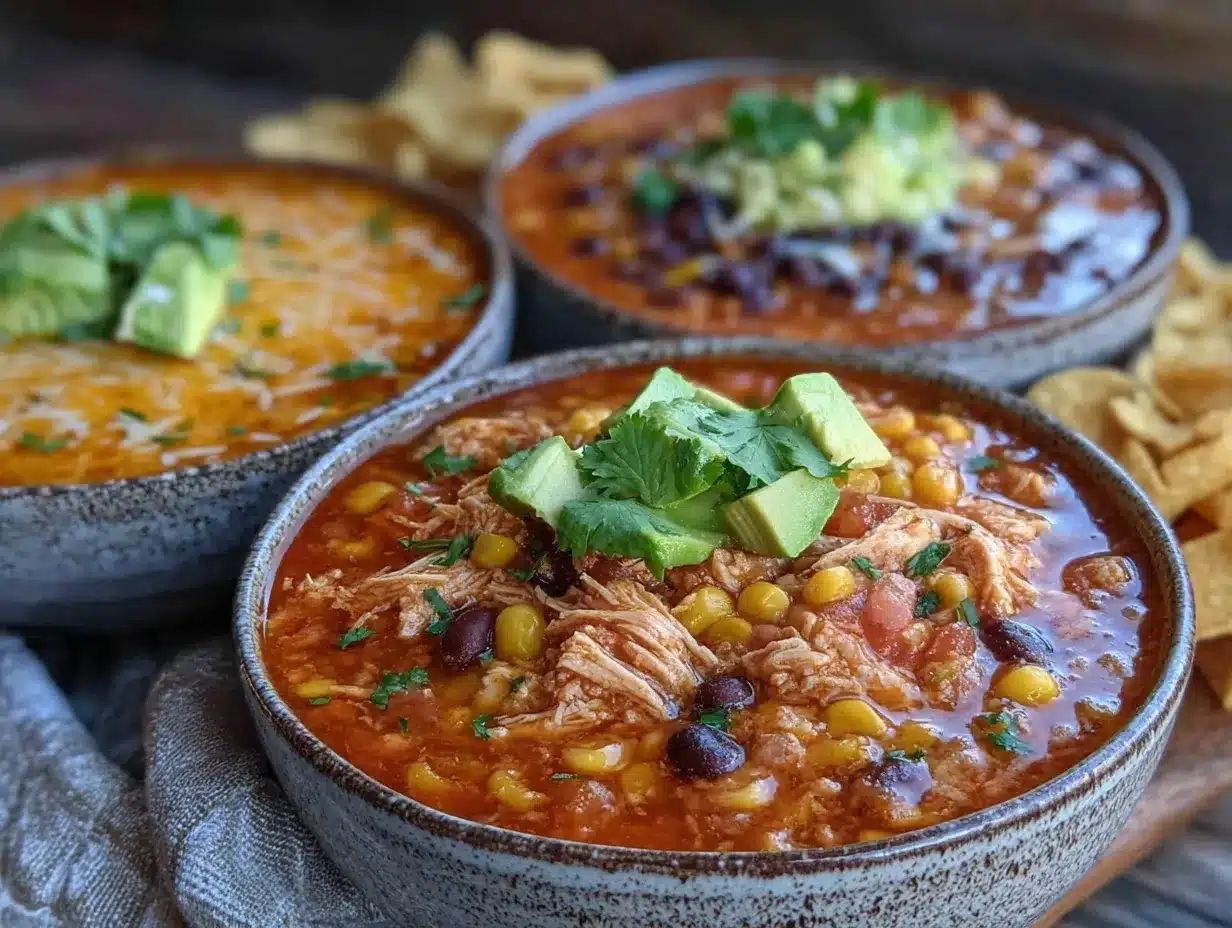 easy crockpot chicken tortilla soup preparation steps