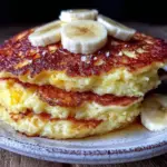 easy gluten-free banana pancakes - featured image