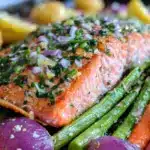 easy herbed salmon - featured image
