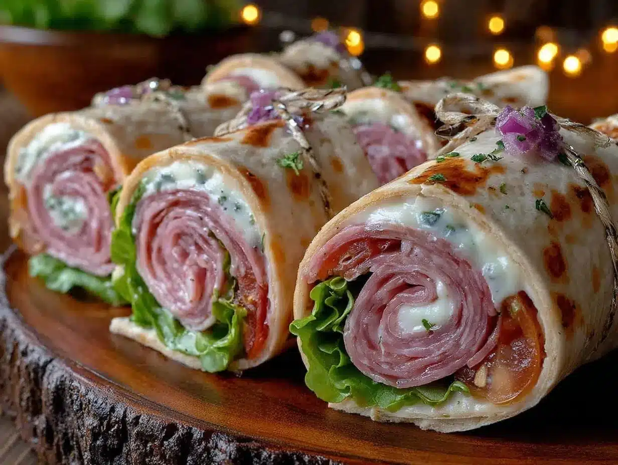 easy italian sub pinwheels preparation steps