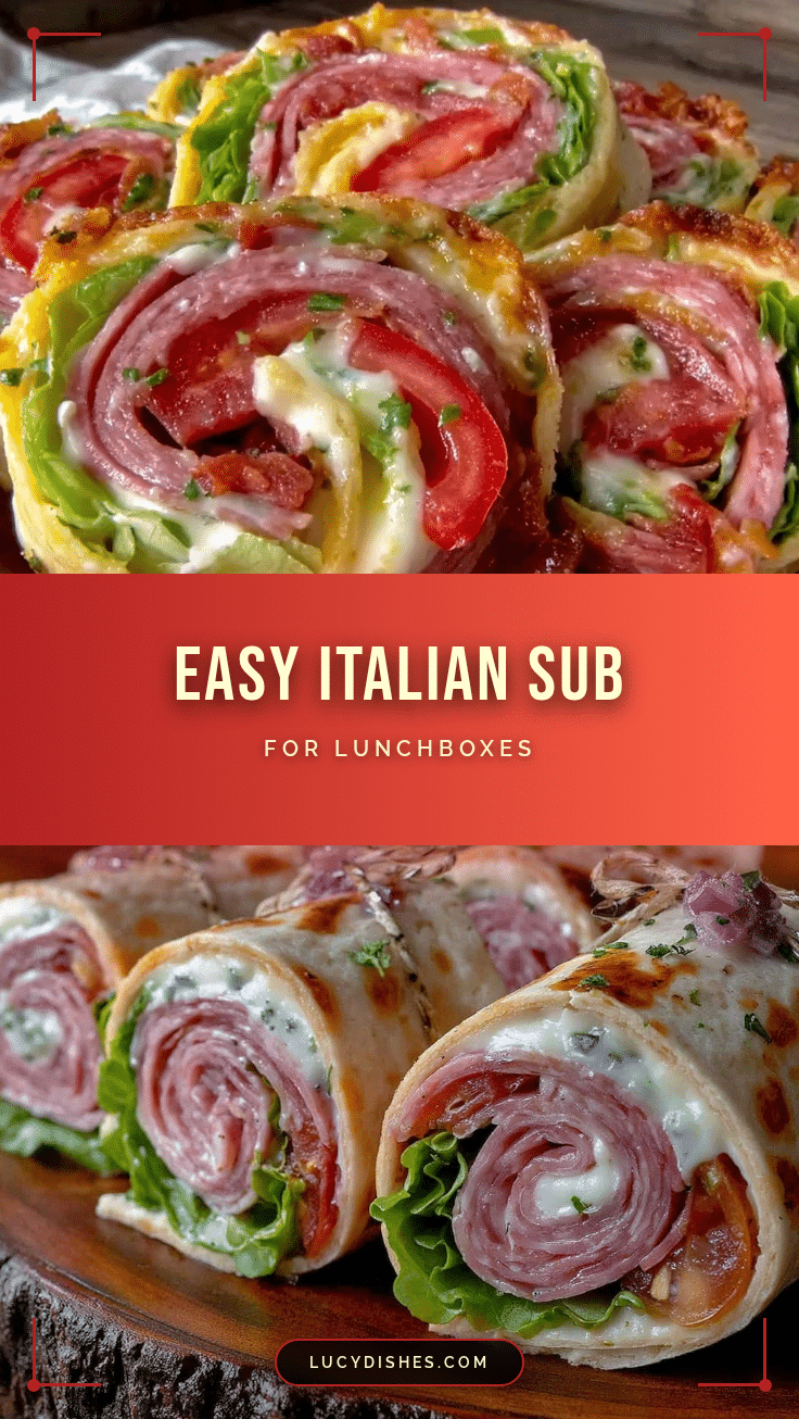 easy italian sub pinwheels recipe