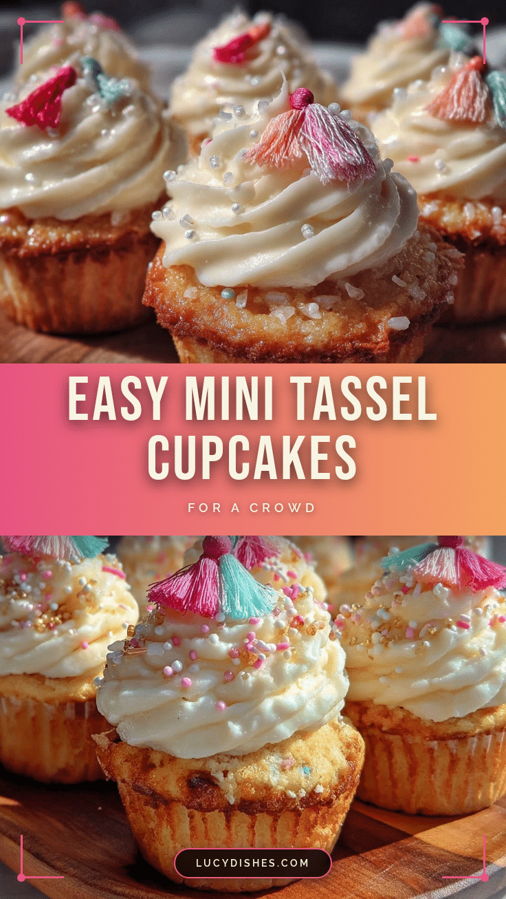 easy mini tassel cupcakes recipe