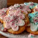 flower-shaped sugar cookies - featured image