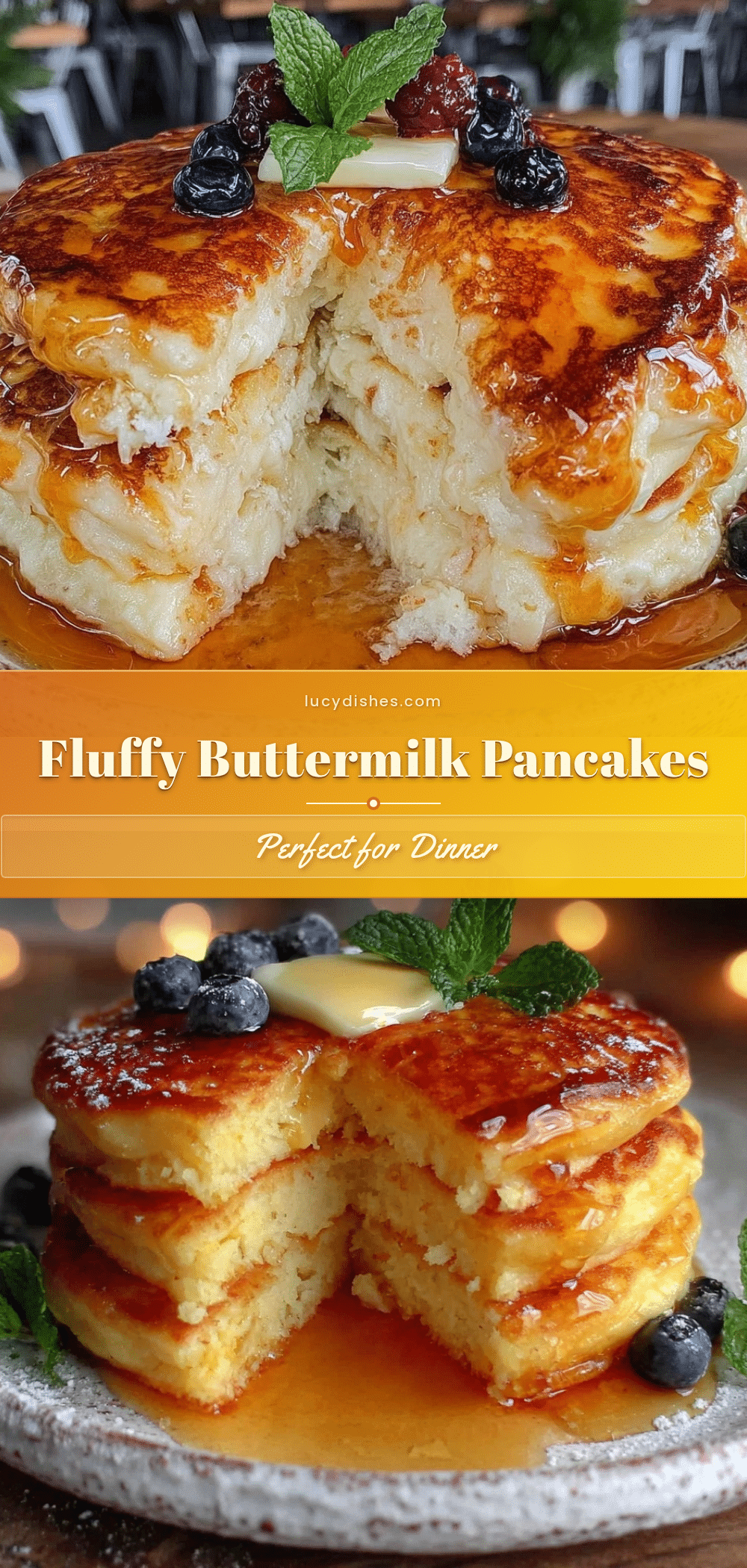 fluffy buttermilk pancakes recipe