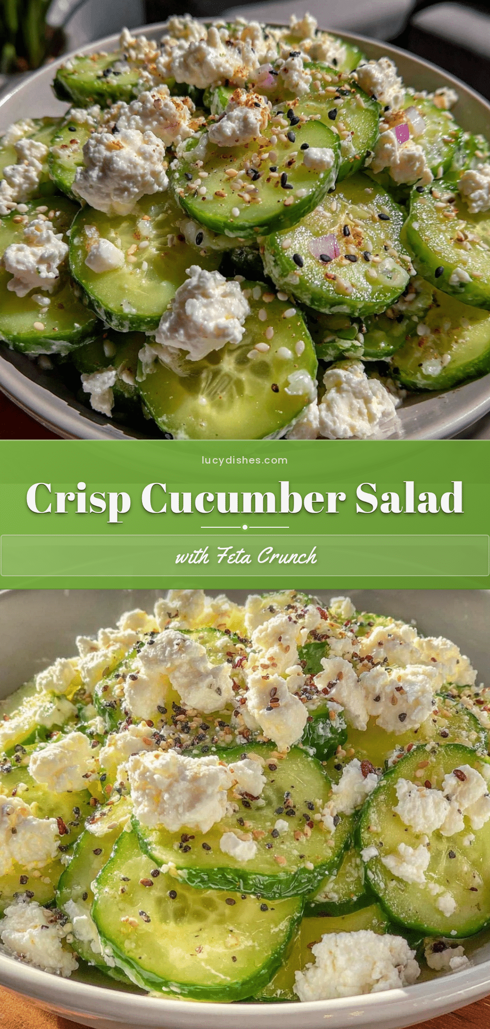 fresh cucumber salad with feta recipe