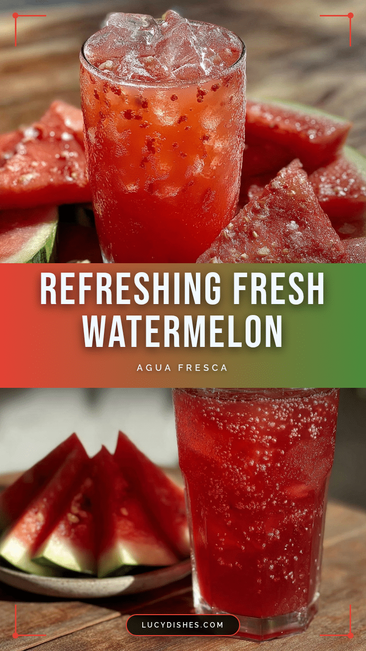 fresh watermelon agua fresca recipe