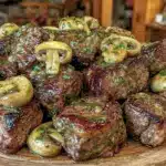 garlic butter steak bites - featured image