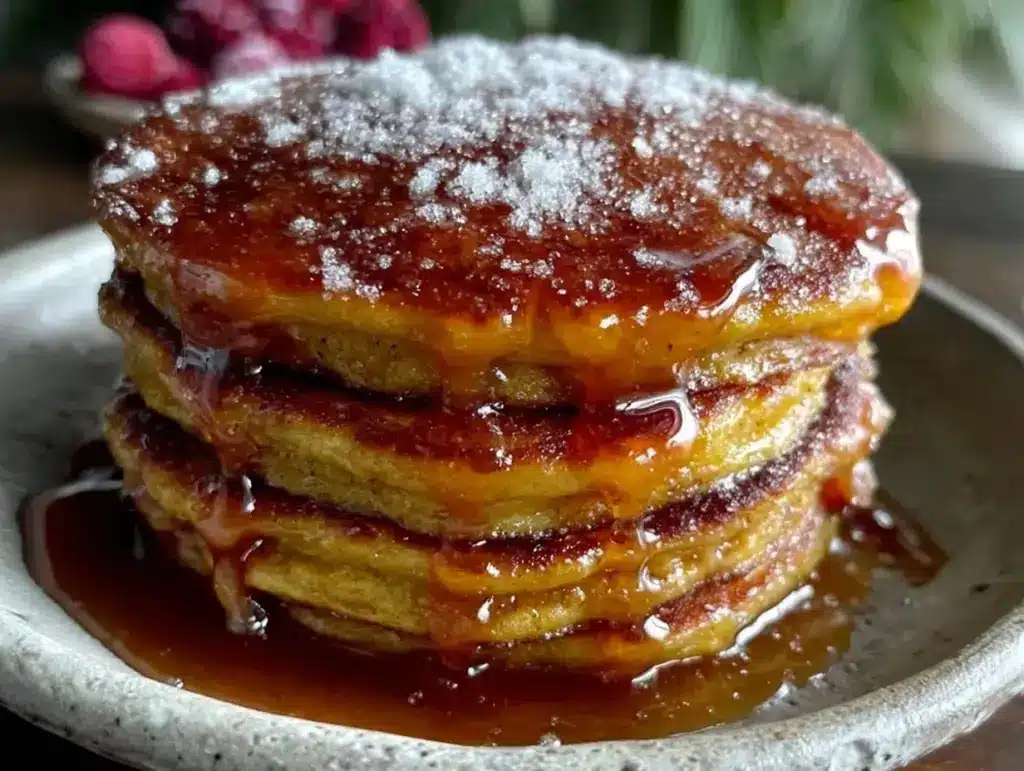 gingerbread pancakes - featured image