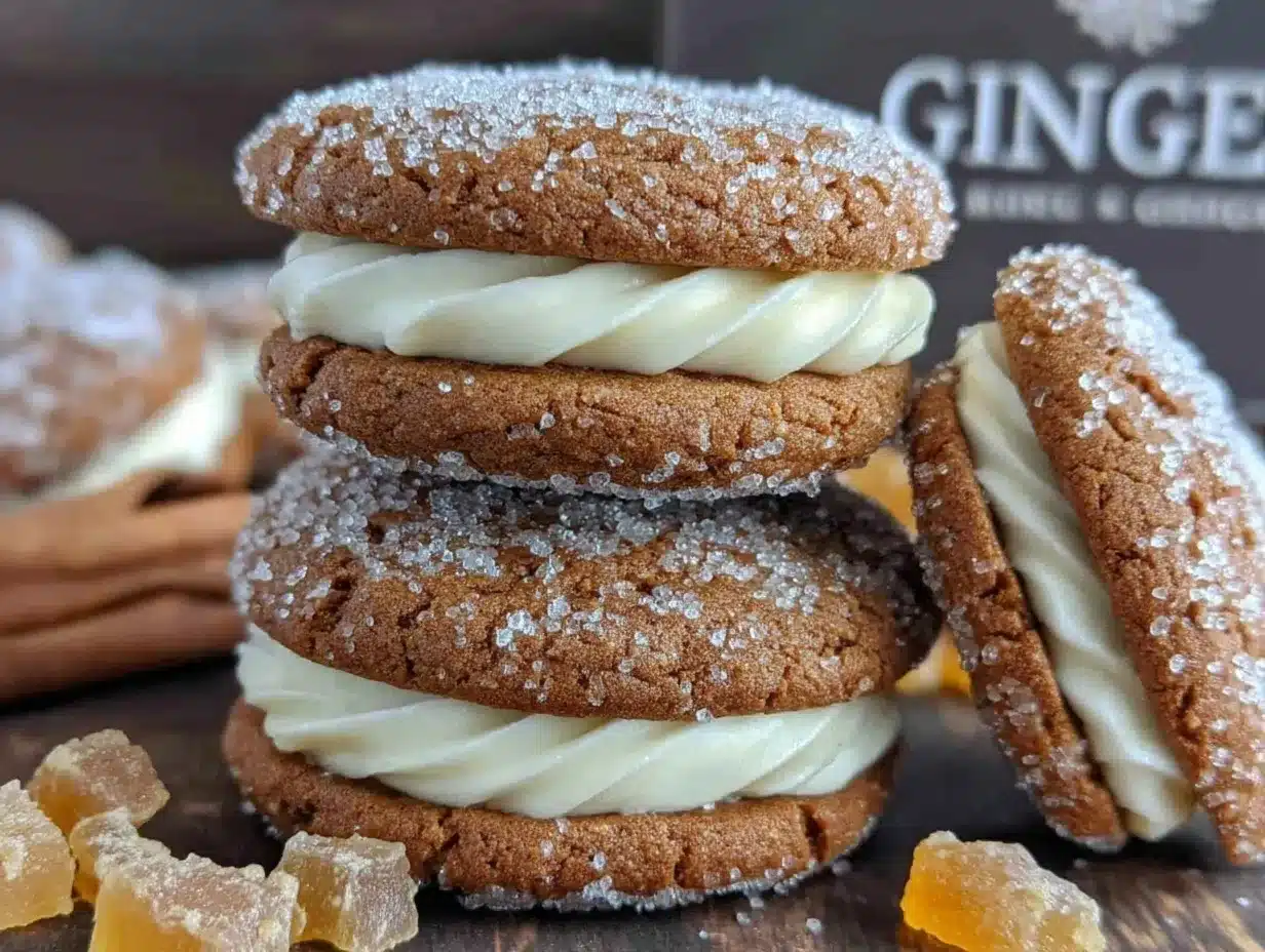 gingerbread sandwich cookies recipe preparation steps