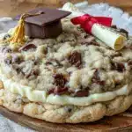 graduation cookie cake - featured image