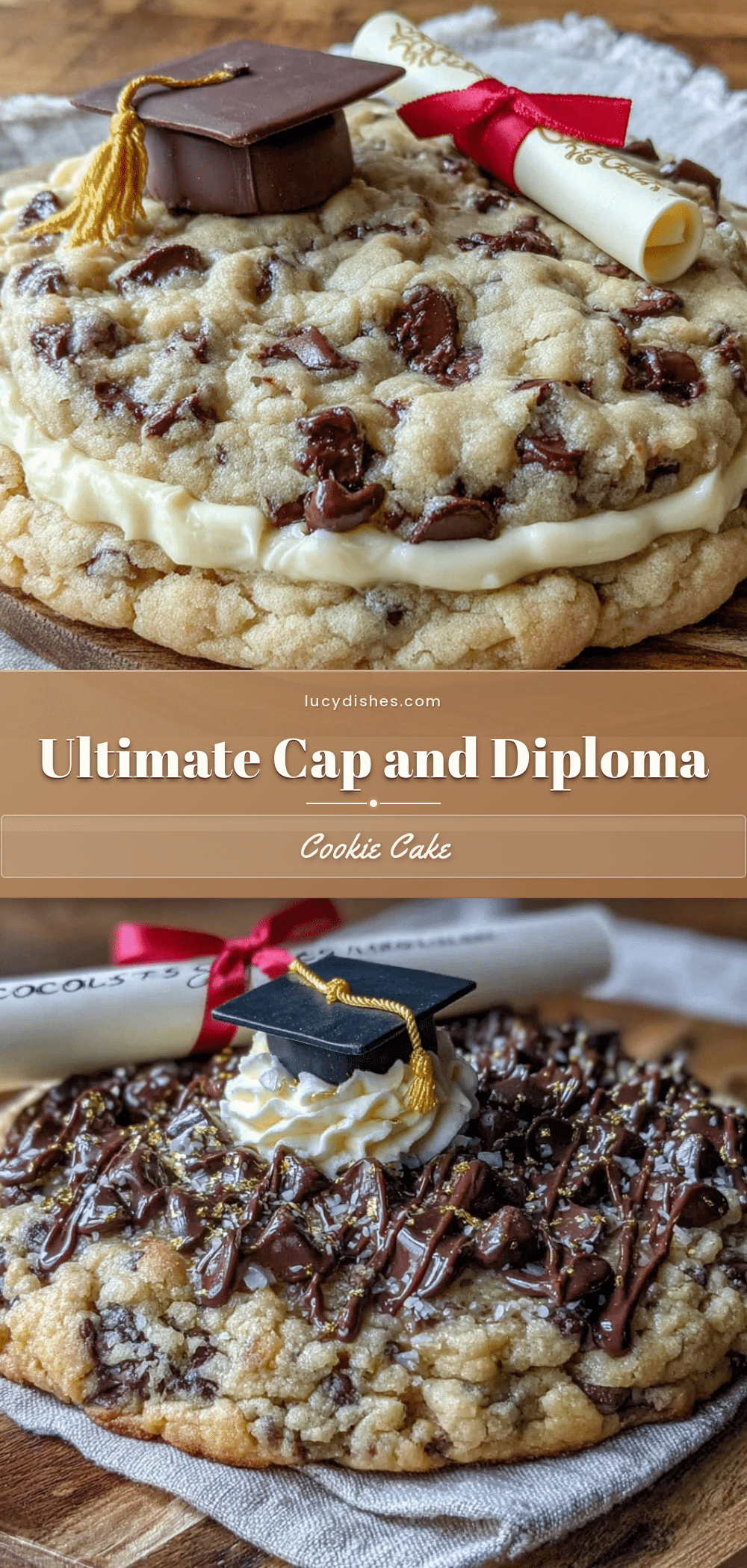 graduation cookie cake recipe