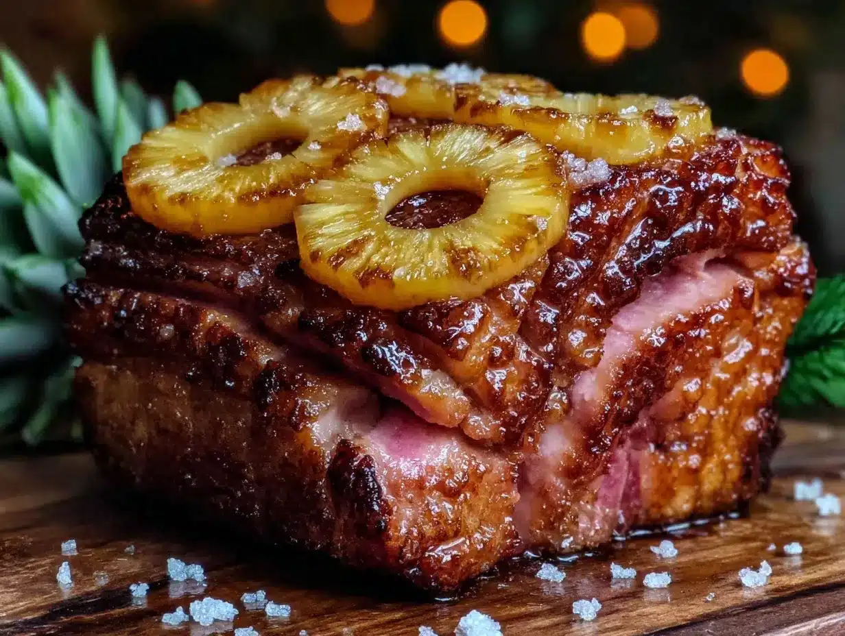 honey glazed ham preparation steps