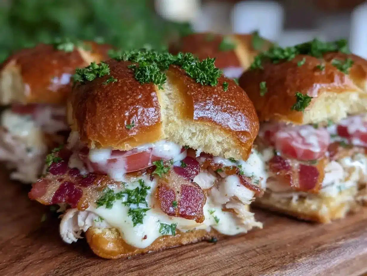 Hot Brown Sliders preparation steps