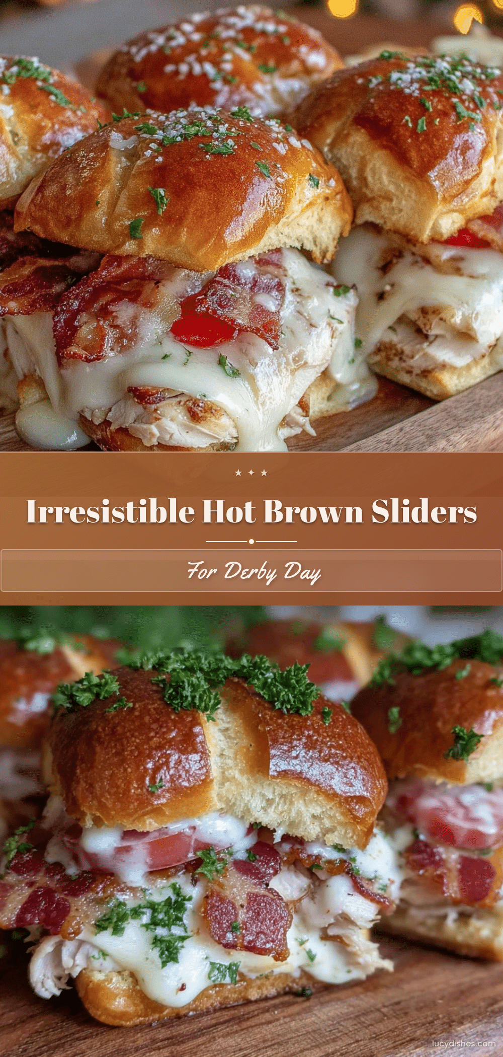 Hot Brown Sliders recipe