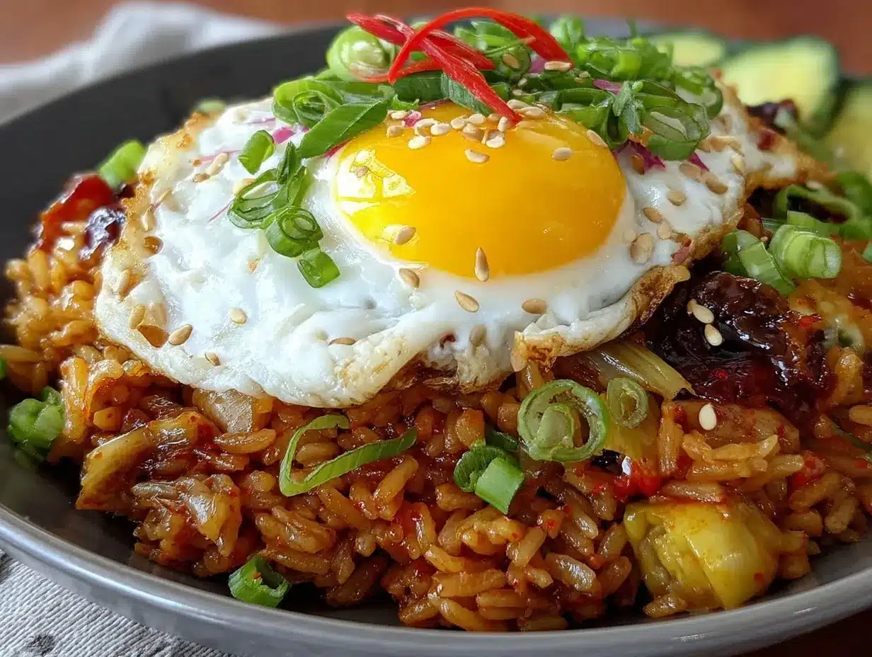 kimchi fried rice preparation steps