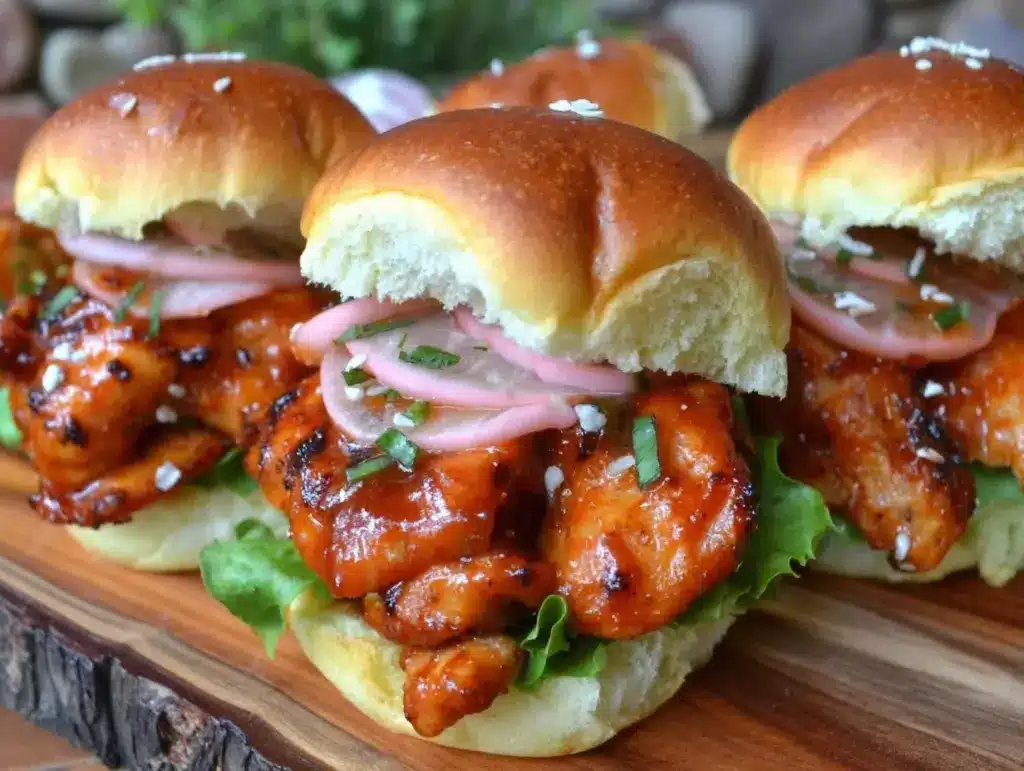 Korean BBQ Chicken Sliders - featured image