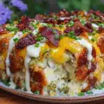 loaded ranch baked bean casserole - featured image