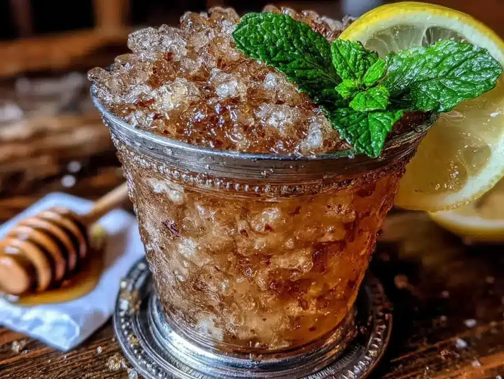 mint julep recipe - featured image