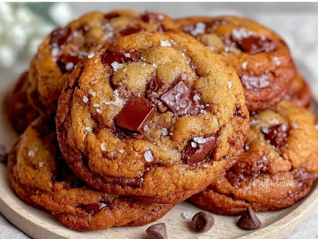 miso brown butter chocolate chip cookies - featured image