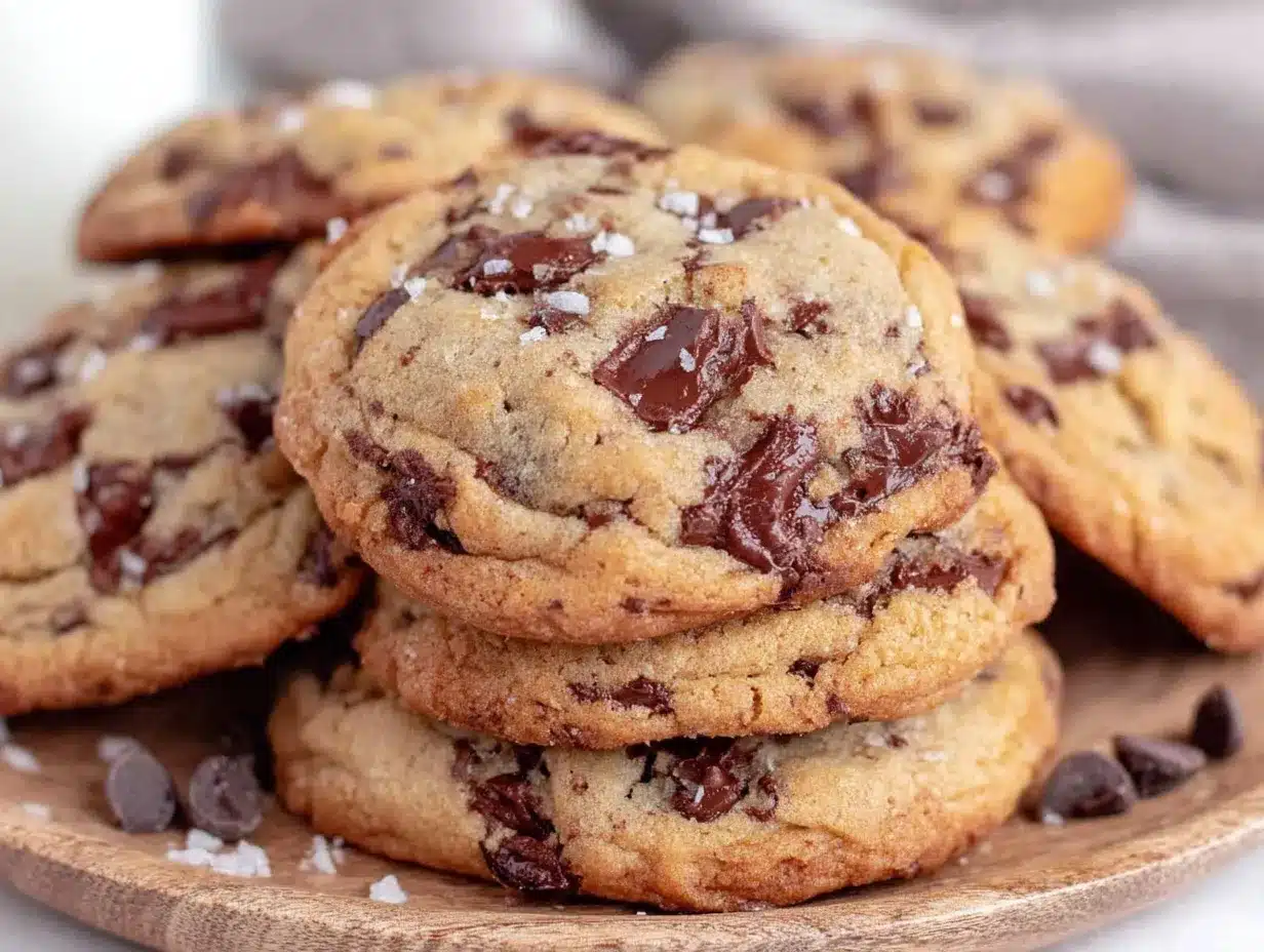 miso brown butter chocolate chip cookies preparation steps