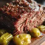 Mississippi Pot Roast Crockpot Recipe - featured image