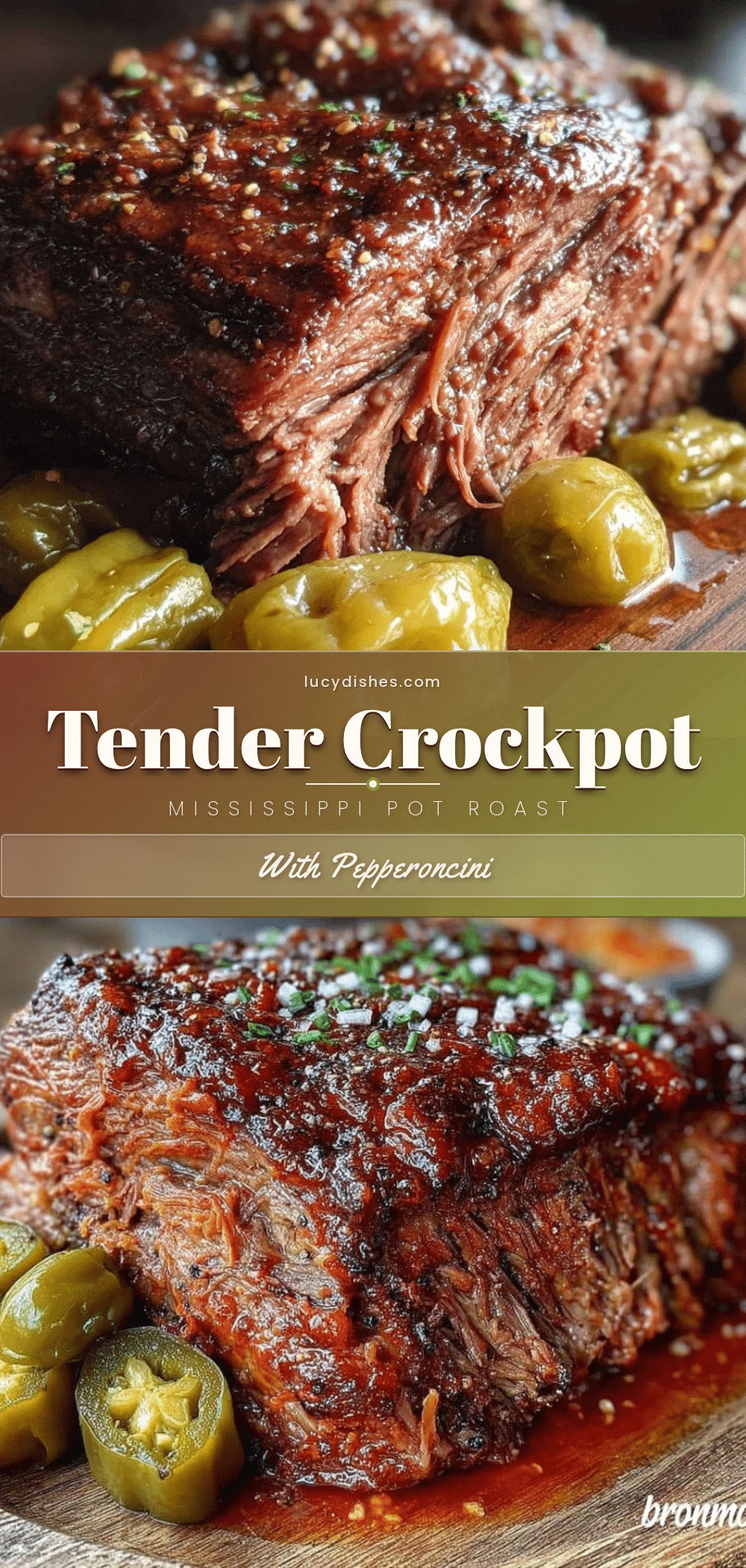 Mississippi Pot Roast Crockpot Recipe recipe