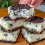 no-bake Oreo cheesecake bars - featured image