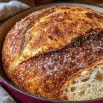 no-knead Dutch oven bread - featured image