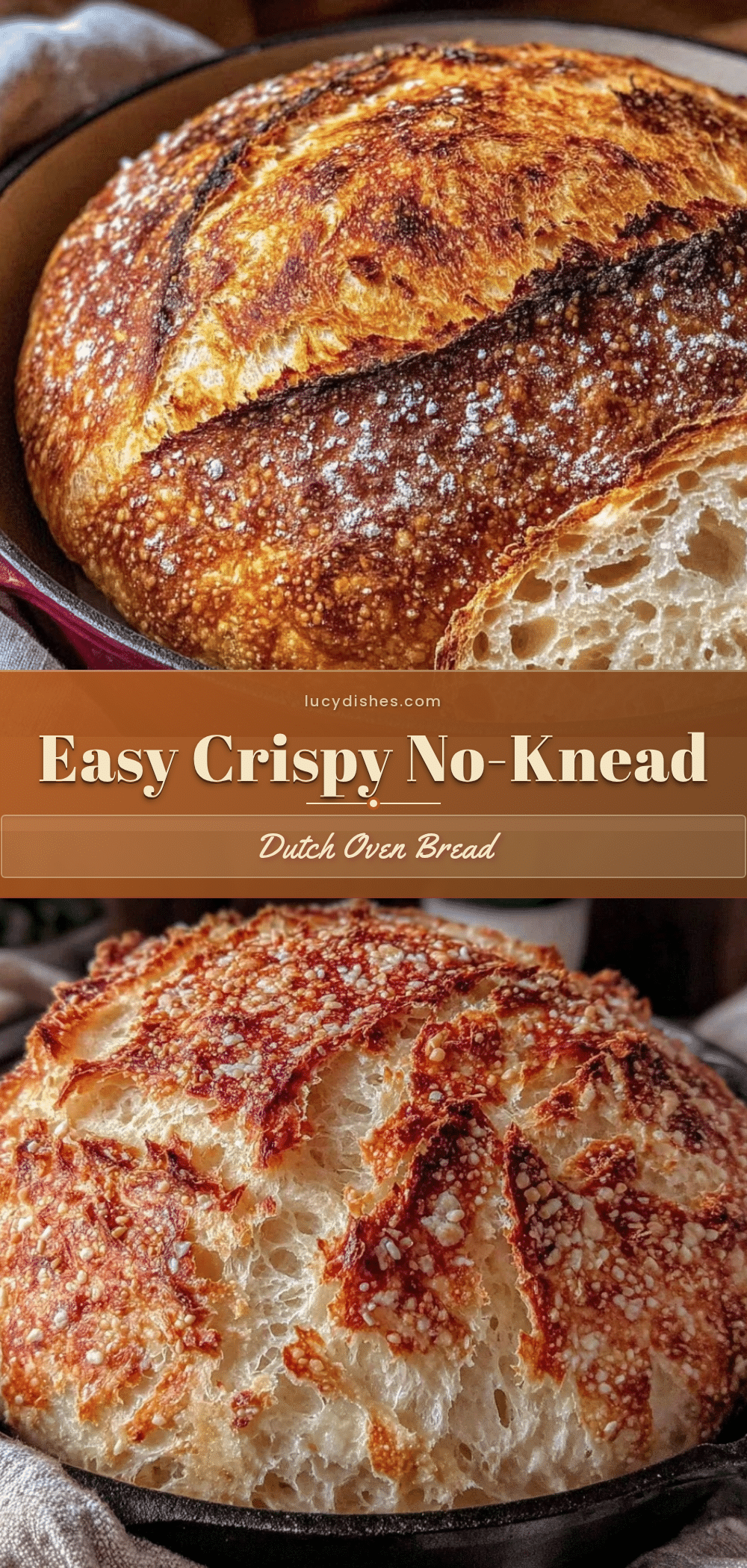 no-knead Dutch oven bread recipe