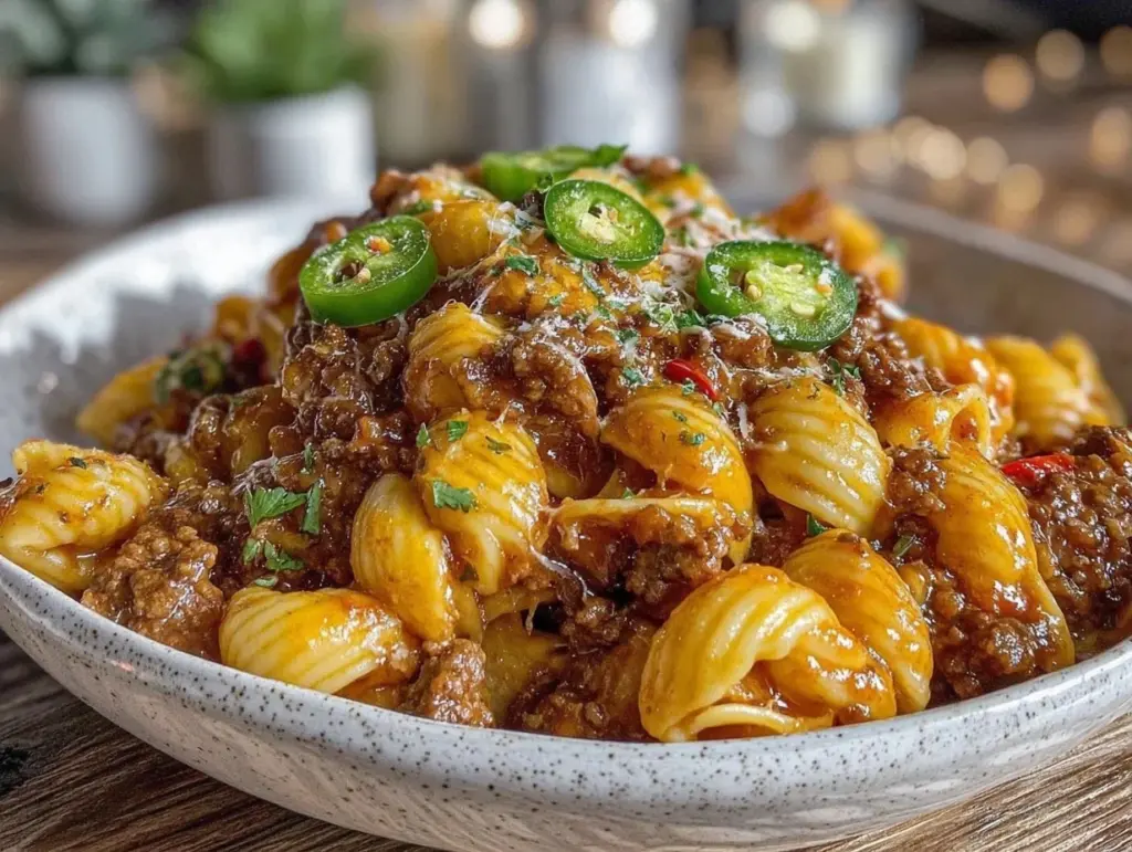 one-pot taco pasta - featured image