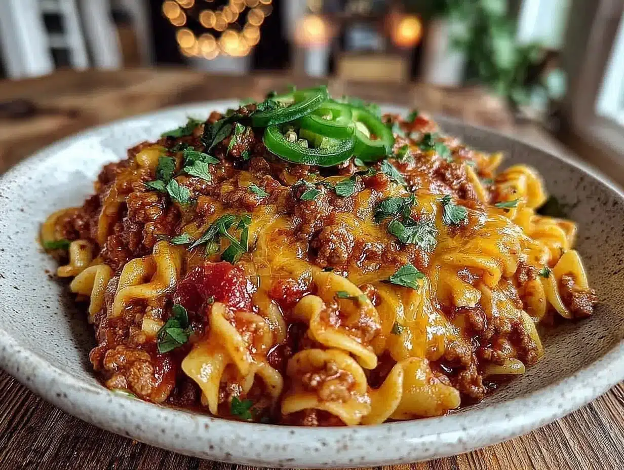 one-pot taco pasta preparation steps
