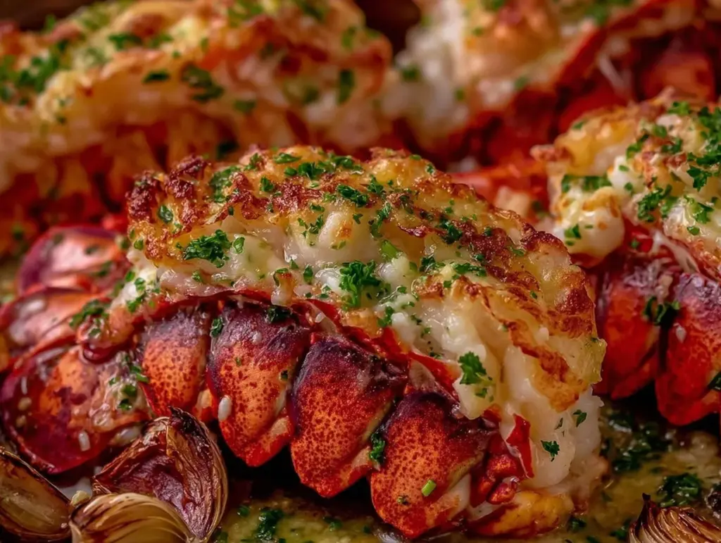 oven roasted lobster tail - featured image