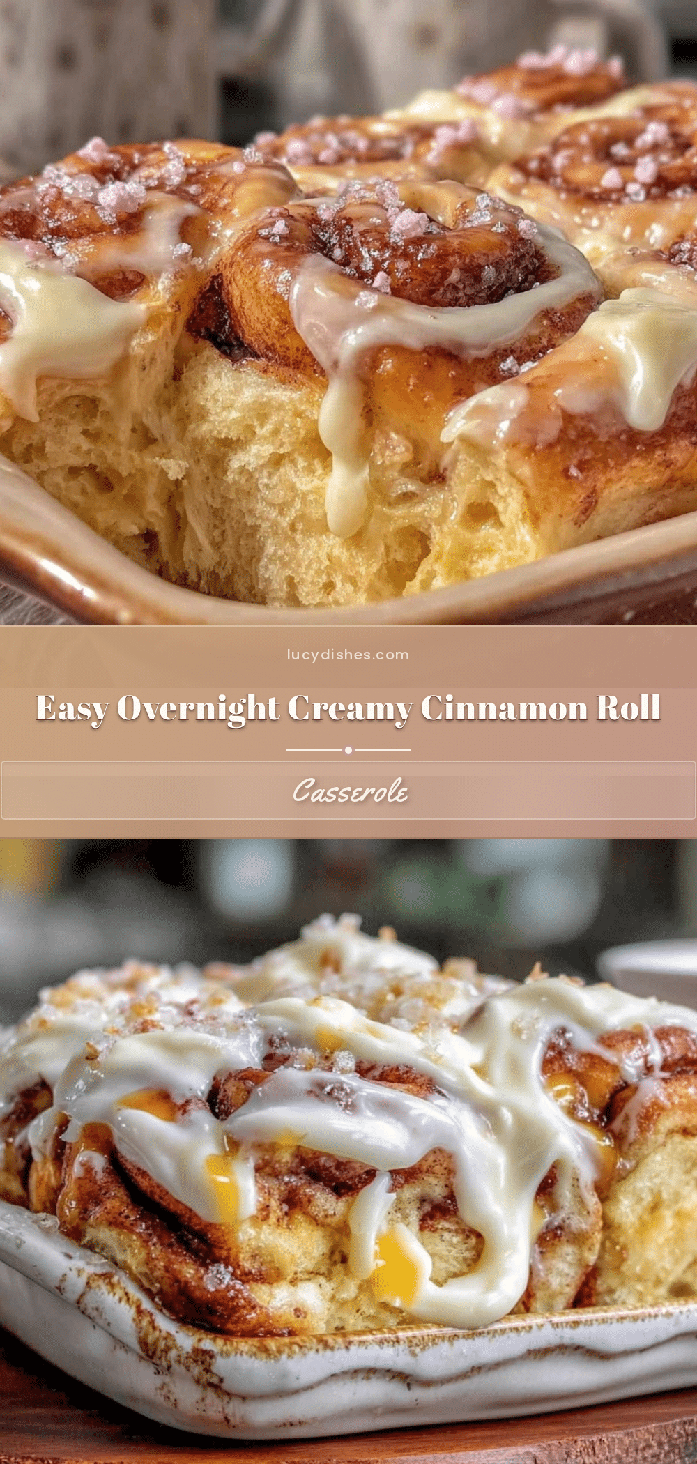 overnight cinnamon roll casserole recipe
