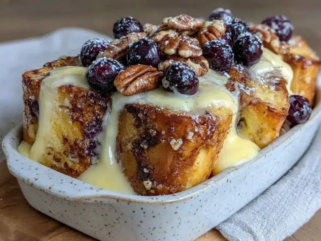 overnight french toast bake - featured image