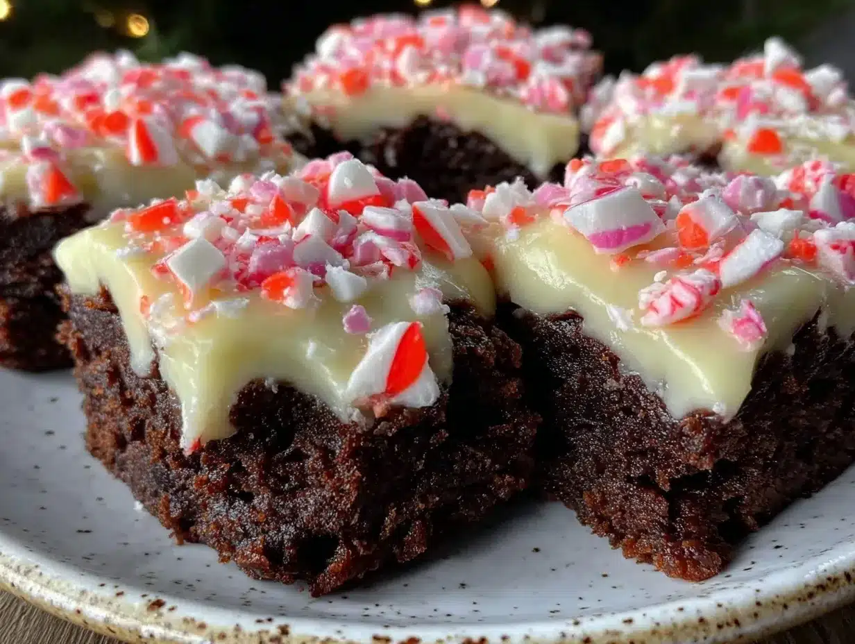 peppermint brownie bites preparation steps