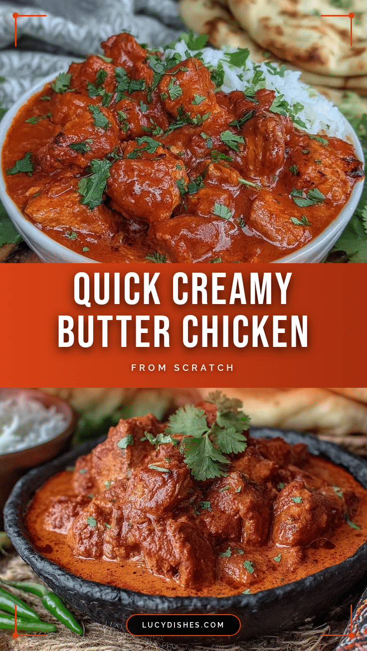 quick creamy butter chicken recipe