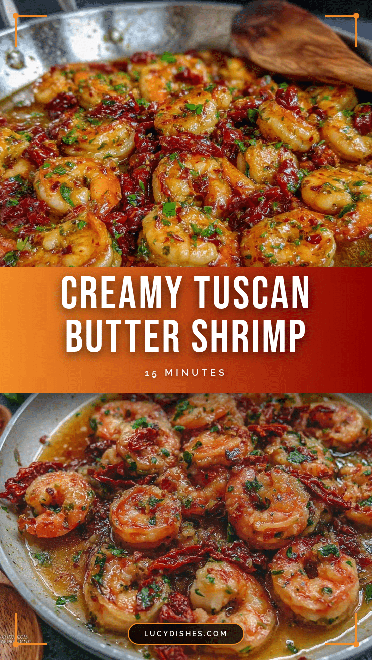Quick Creamy Tuscan Butter Shrimp recipe